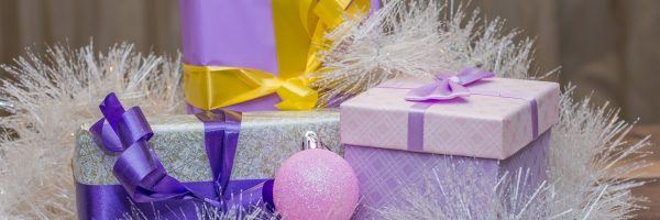 brightly wrapped gifts
