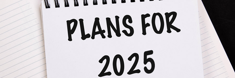 Notebook with plans for 2024